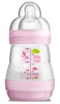 MAM Biberon 1er Age Anti-Colique 160ml Transparent Rose